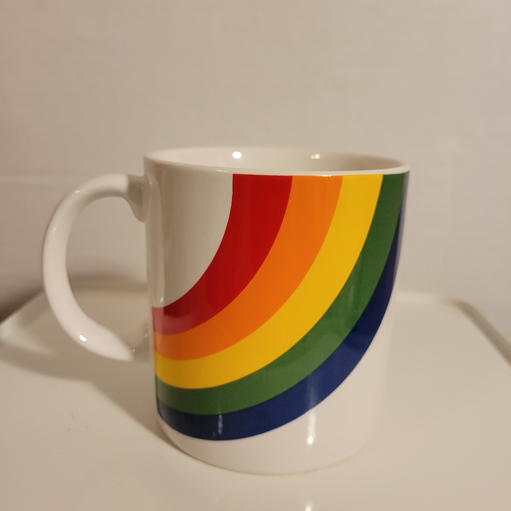 Vintage 1984 FTD Rainbow Mug